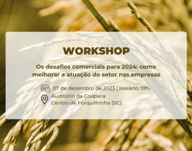 SindArroz-SC promove workshop com tema 